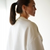 Bisiklet Yaka zincir Detaylı Sweatshirt