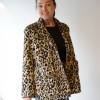 Peluş İçi Nubuk Leopar Ceket