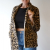 Peluş İçi Nubuk Leopar Ceket