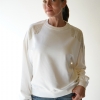 Bisiklet Yaka zincir Detaylı Sweatshirt